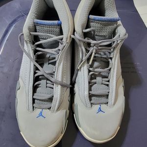 Air Jordan 14 Retro 'Wolf Grey' Sneaker Shoes Sz 9.5